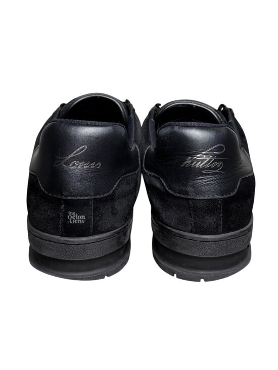 Size 9.5 US Louis Vuitton LV Employee Trainer \'Uniform - Black Suede\' Pre-Owned main image 9